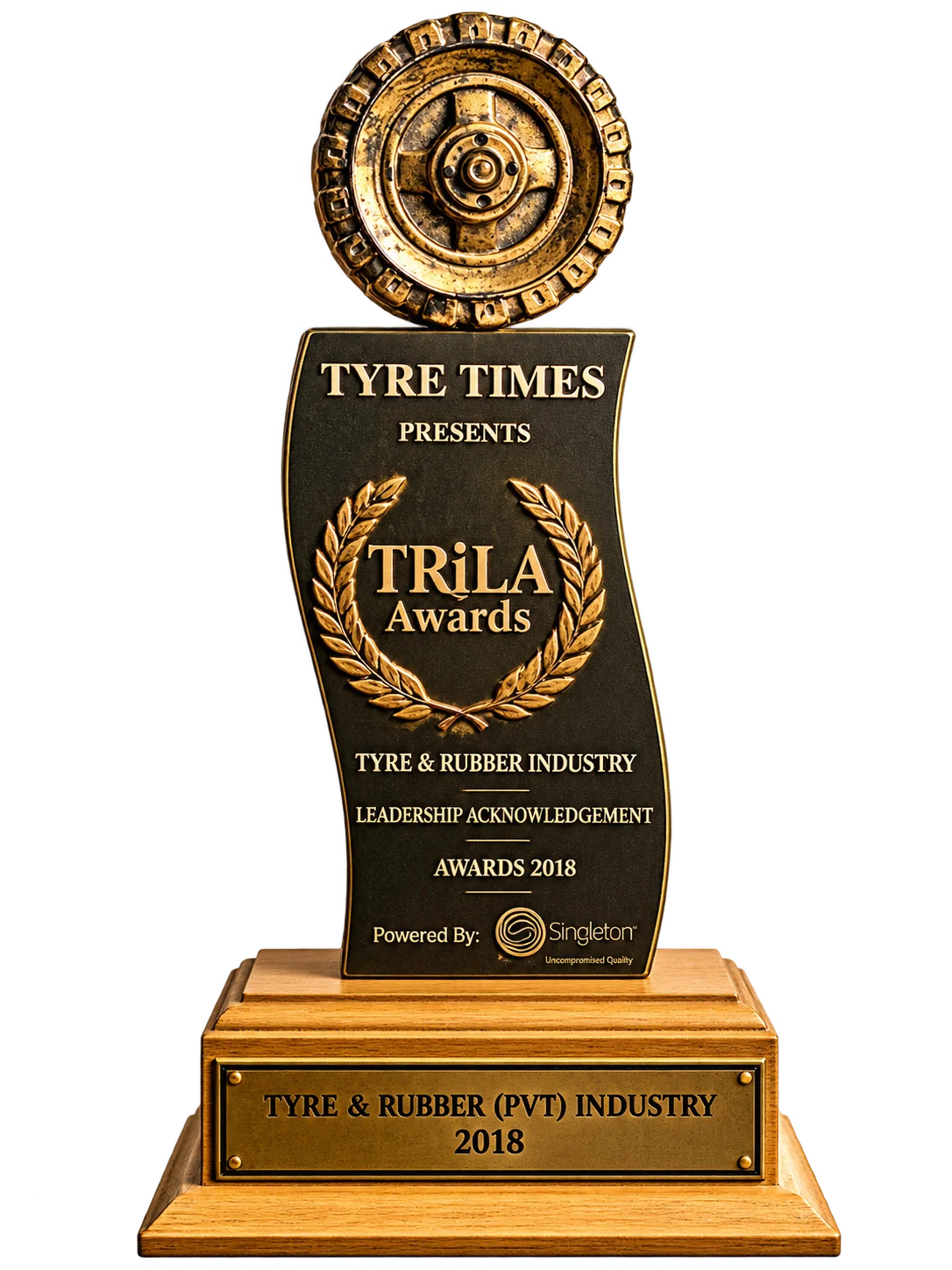 TRiLA Tyre Industry Award Trophy